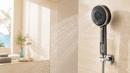 Aurelle Flow – 15-Stage Filtered Shower Head Complete Set